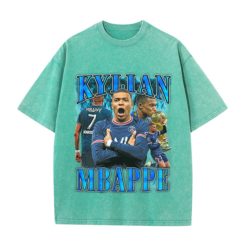 KYLIAN MBAPPE HEAVY WEIGHT COTTON TEE-9164