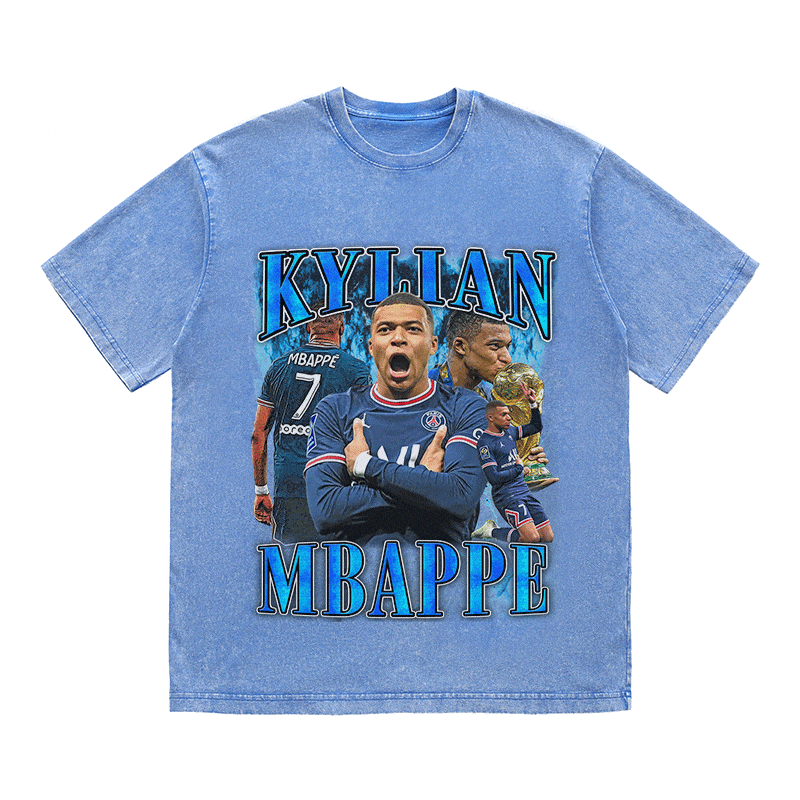 KYLIAN MBAPPE HEAVY WEIGHT COTTON TEE-9164