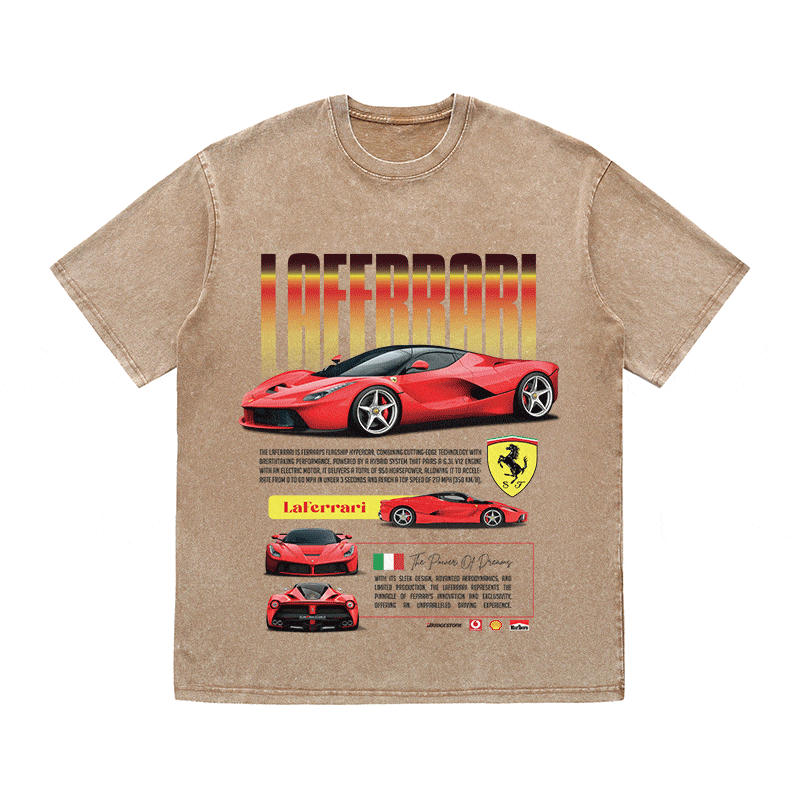 LAFERRARI HEAVY WEIGHT COTTON TEE-8845