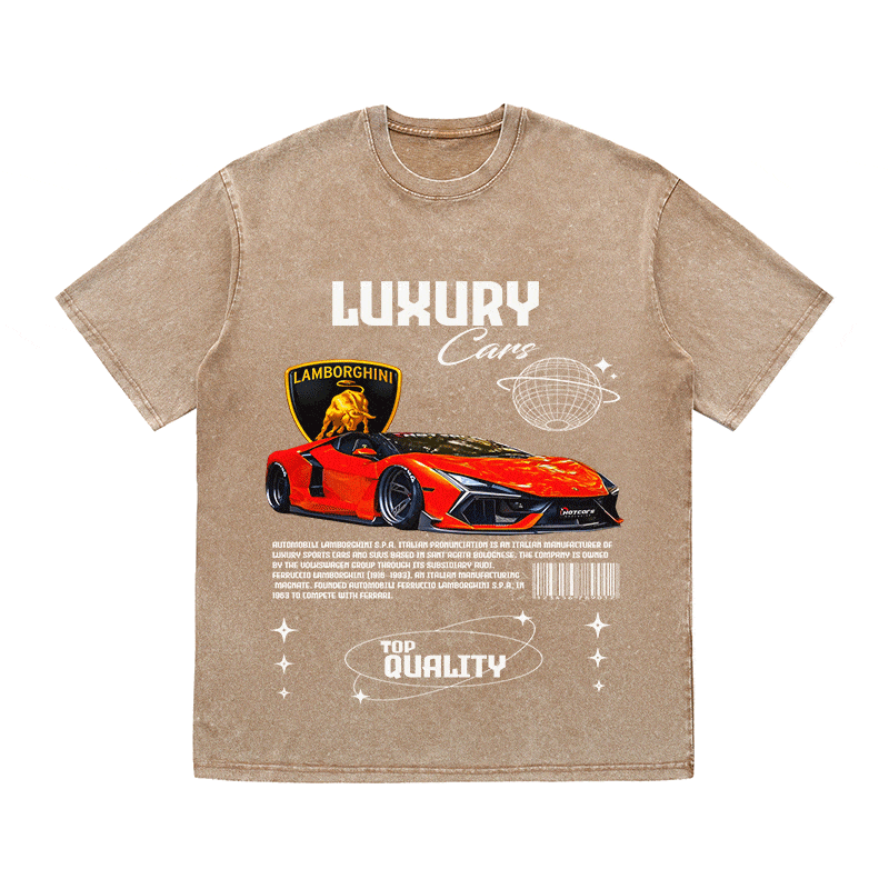 LAMBORGHINI HEAVY WEIGHT COTTON TEE-9102