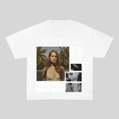 RDMCLOTHINGART tapestry hoodie LANA DEL REY HEAVY WEIGHT COTTON TEE-9005