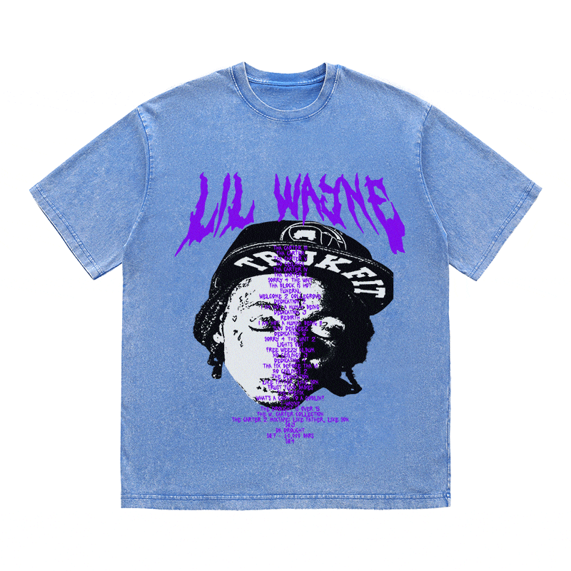 LIL WAYNE HEAVY WEIGHT COTTON TEE-8937