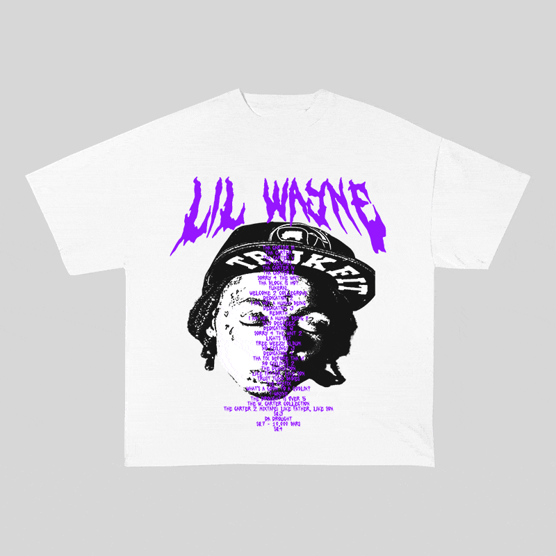 LIL WAYNE HEAVY WEIGHT COTTON TEE-8937