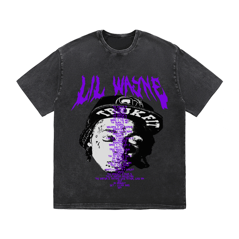 LIL WAYNE HEAVY WEIGHT COTTON TEE-8937