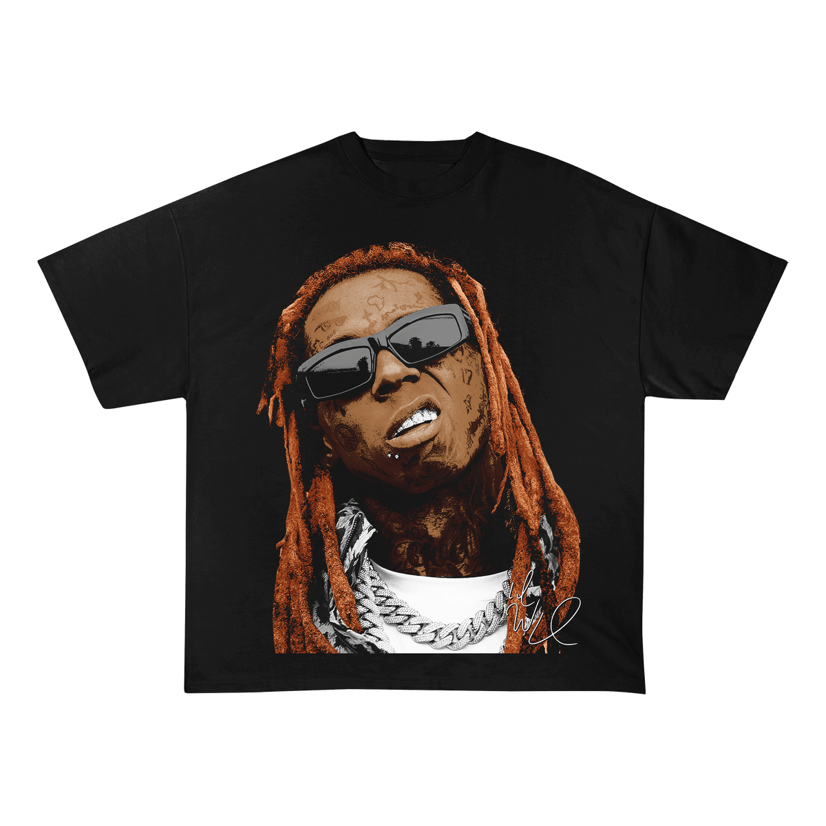 LILWAYNE HEAVY WEIGHT COTTON TEE-8025