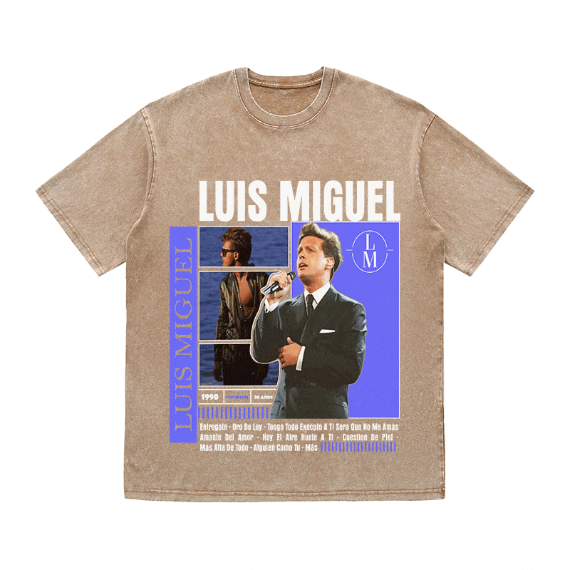 LUIS MIGUEL HEAVY WEIGHT COTTON TEE-9006