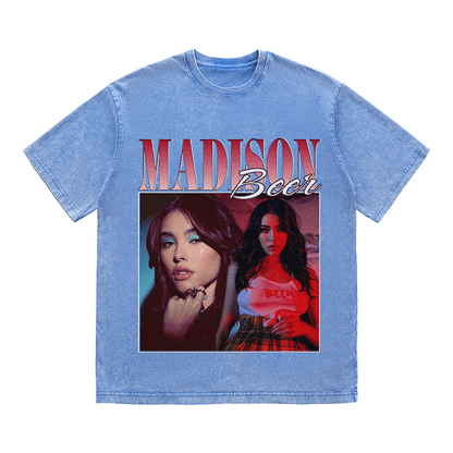RDMCLOTHINGART tapestry hoodie MADISON BEER HEAVY WEIGHT COTTON TEE-8848