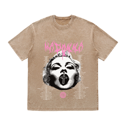 MADONNA HEAVY WEIGHT COTTON TEE-8938
