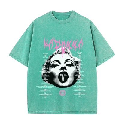 MADONNA HEAVY WEIGHT COTTON TEE-8938
