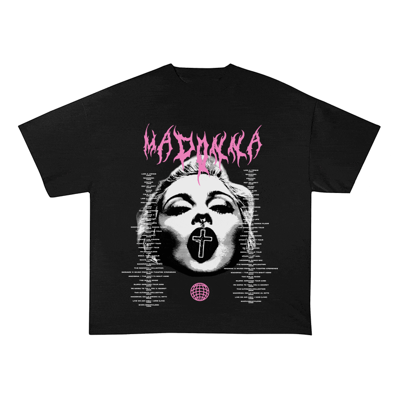 MADONNA HEAVY WEIGHT COTTON TEE-8938