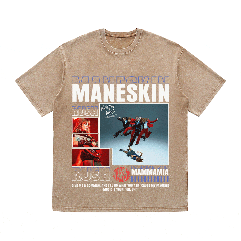 MANESKIN HEAVY WEIGHT COTTON TEE-9008