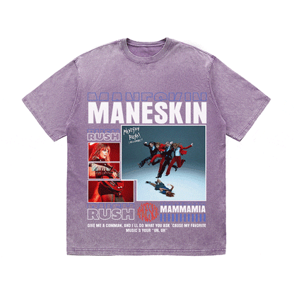 MANESKIN HEAVY WEIGHT COTTON TEE-9008