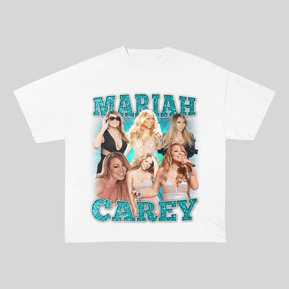 MARIAH CAREY HEAVY WEIGHT COTTON TEE-9129