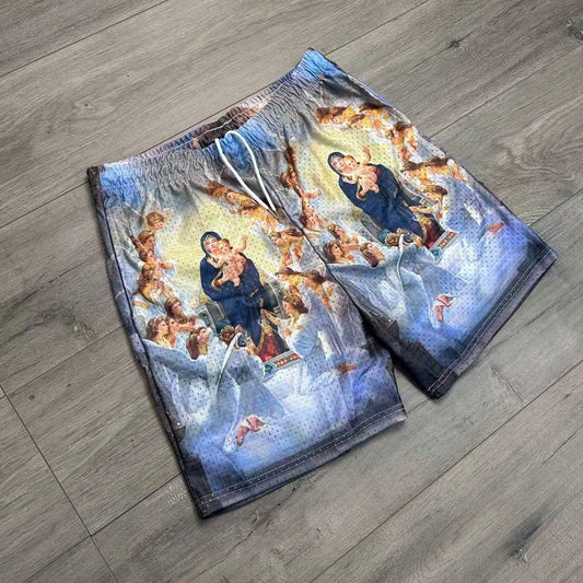 MARY ANGELS MESH SHORTS-8794