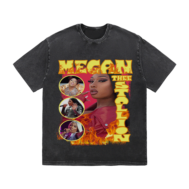 MEGAN STALLION HEAVY WEIGHT COTTON TEE-9131