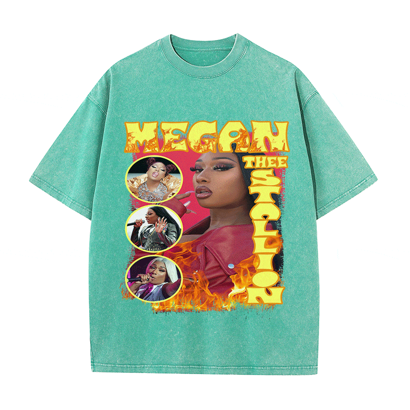 MEGAN STALLION HEAVY WEIGHT COTTON TEE-9131