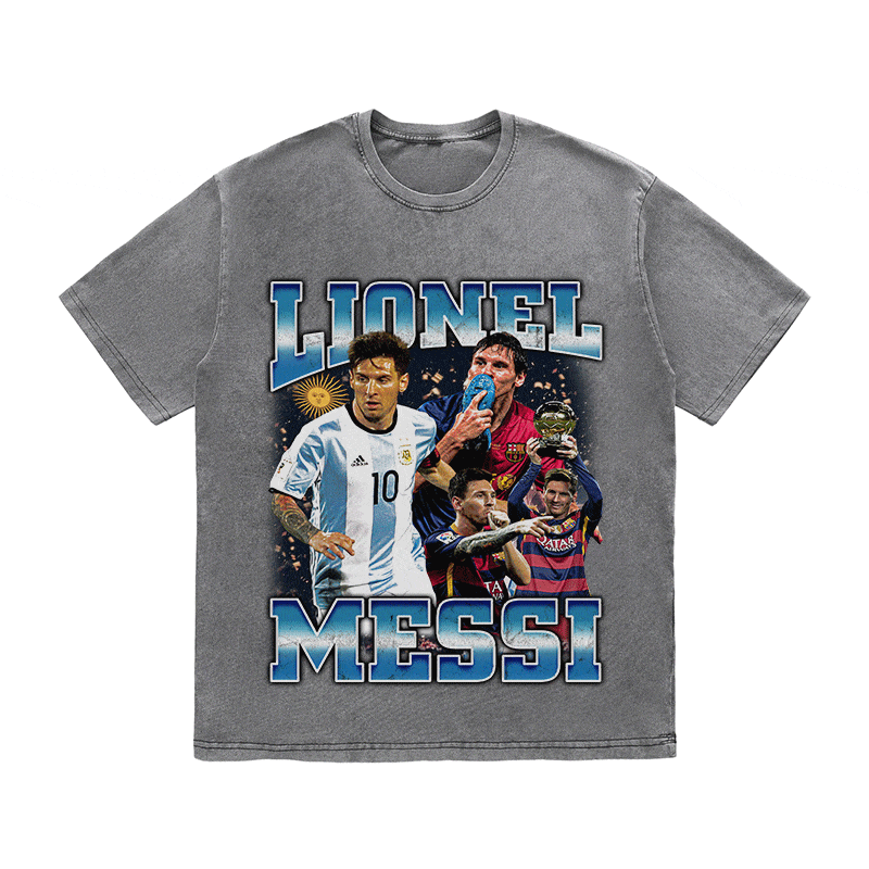 MESSI 3 HEAVY WEIGHT COTTON TEE-8971