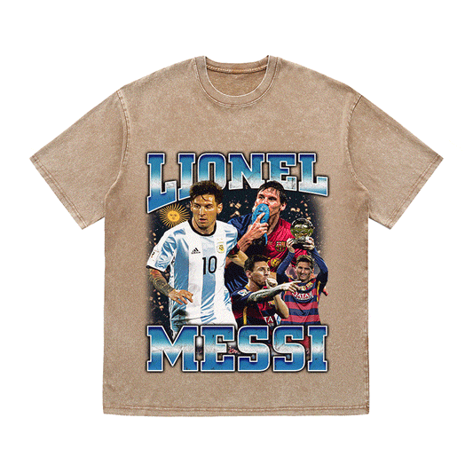 MESSI 3 HEAVY WEIGHT COTTON TEE-8971