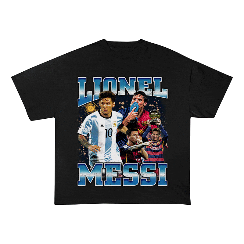 MESSI 3 HEAVY WEIGHT COTTON TEE-8971