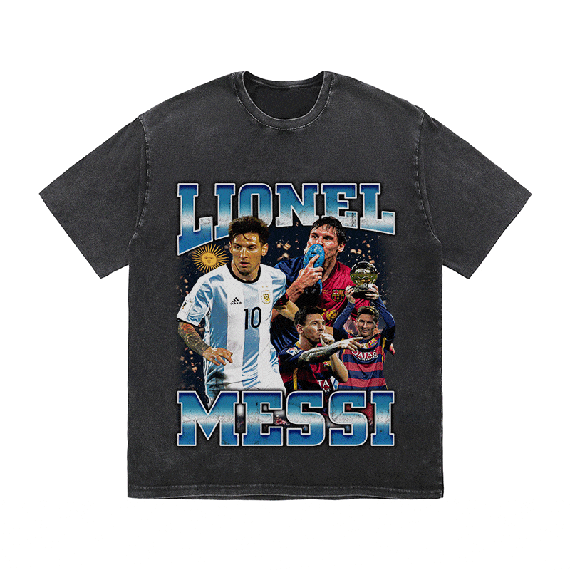 MESSI 3 HEAVY WEIGHT COTTON TEE-8971