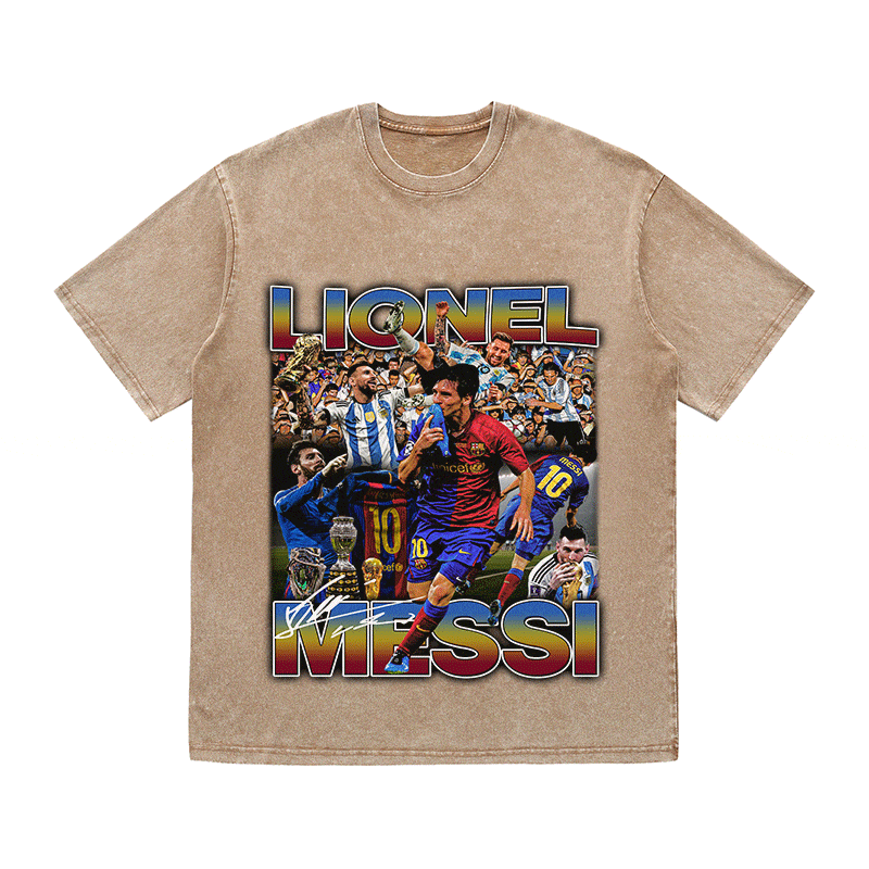 MESSI 4 HEAVY WEIGHT COTTON TEE-8972