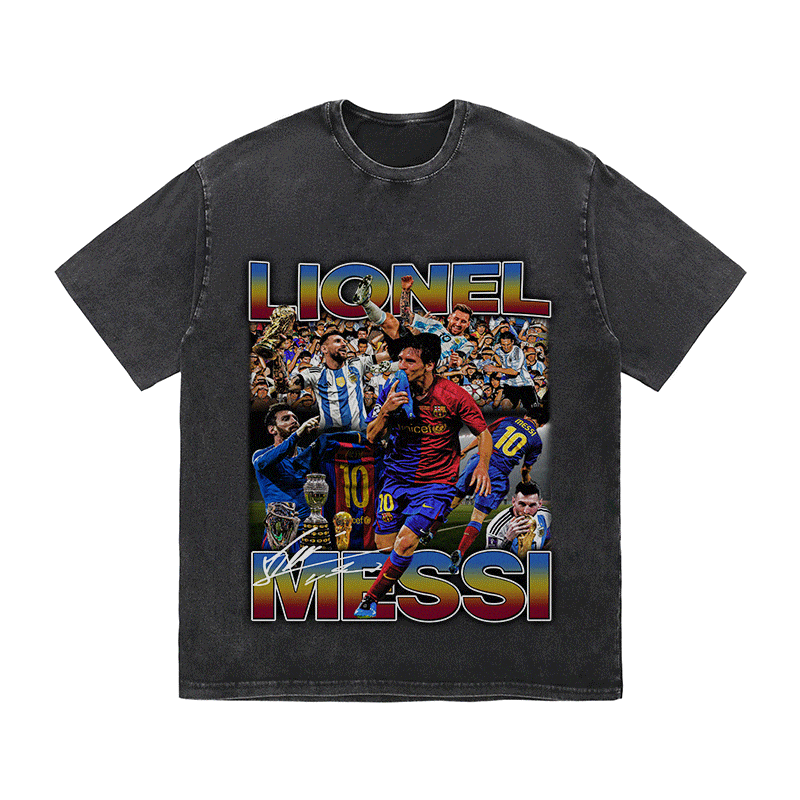 MESSI 4 HEAVY WEIGHT COTTON TEE-8972