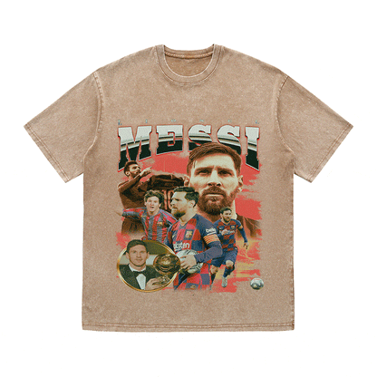 MESSI 5 HEAVY WEIGHT COTTON TEE-8973