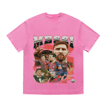 MESSI 5 HEAVY WEIGHT COTTON TEE-8973