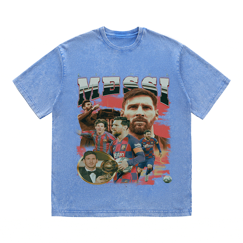 MESSI 5 HEAVY WEIGHT COTTON TEE-8973