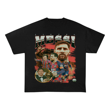 MESSI 5 HEAVY WEIGHT COTTON TEE-8973