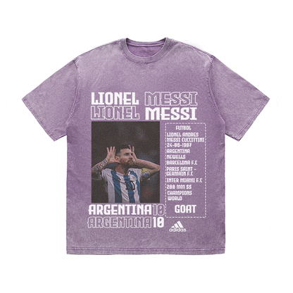 MESSI HEAVY WEIGHT COTTON TEE-8822