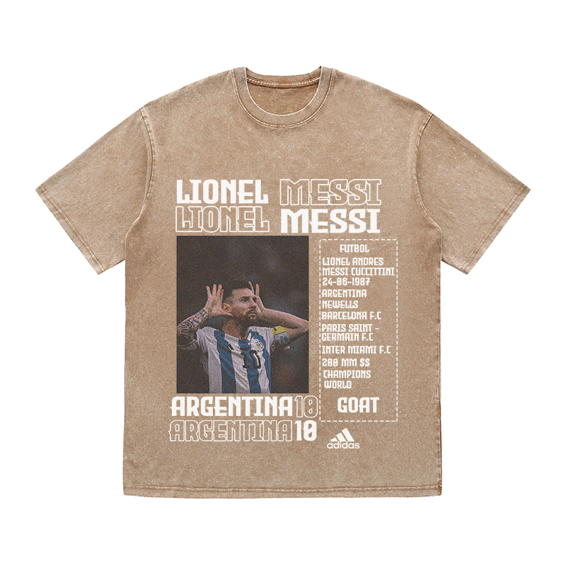 MESSI HEAVY WEIGHT COTTON TEE-8822