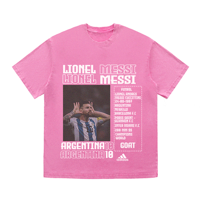 MESSI HEAVY WEIGHT COTTON TEE-8822