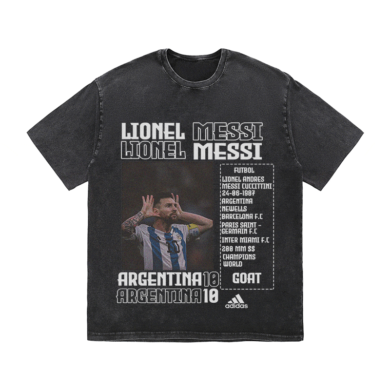 MESSI HEAVY WEIGHT COTTON TEE-8822