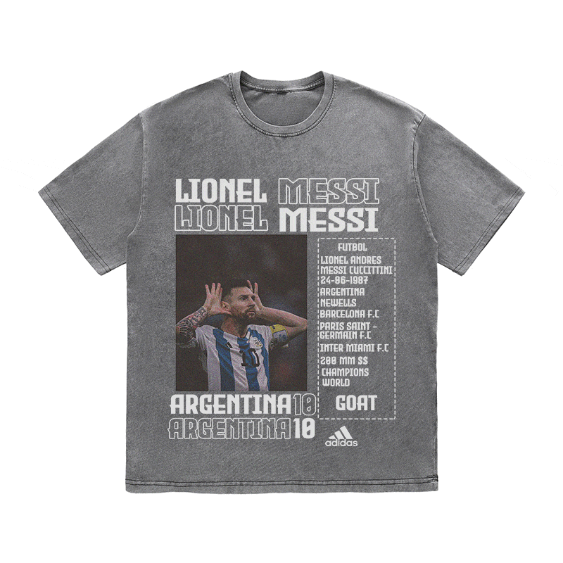 MESSI HEAVY WEIGHT COTTON TEE-8822