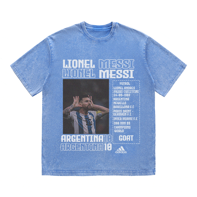 MESSI HEAVY WEIGHT COTTON TEE-8822