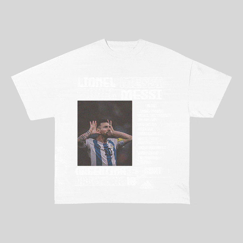 MESSI HEAVY WEIGHT COTTON TEE-8822
