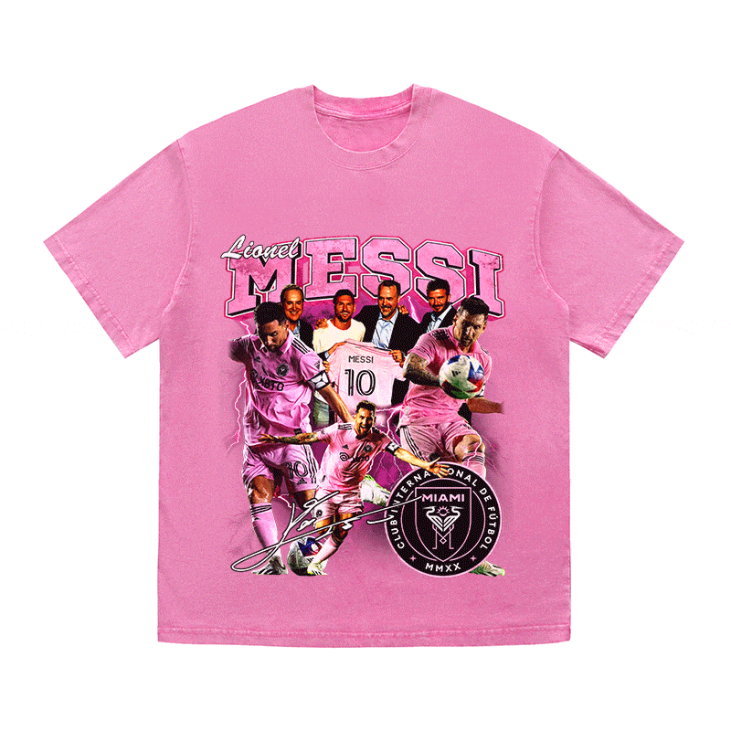 MESSI HEAVY WEIGHT COTTON TEE-8974