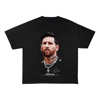MESSI HEAVY WEIGHT COTTON TEE-9323