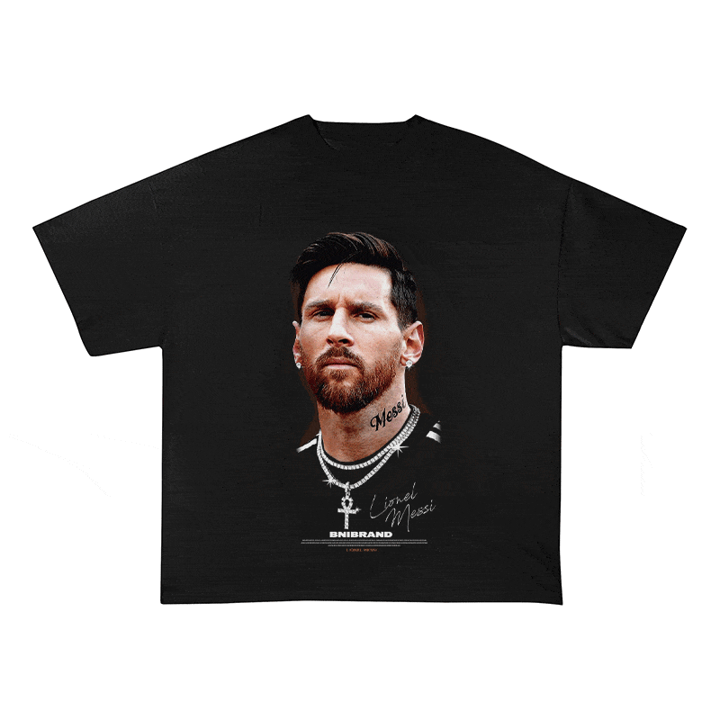 MESSI HEAVY WEIGHT COTTON TEE-9323