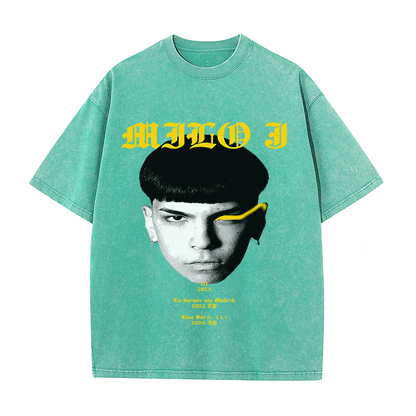 RDMCLOTHINGART tapestry hoodie MILO J HEAVY WEIGHT COTTON TEE-8886
