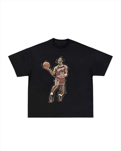 MJ FLY PATCH HEAVYWEIGHT COTTON TEES