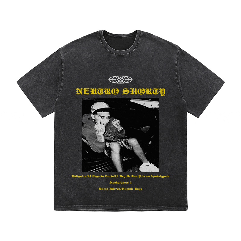 NEUTRO SHORTY HEAVY WEIGHT COTTON TEE-8942