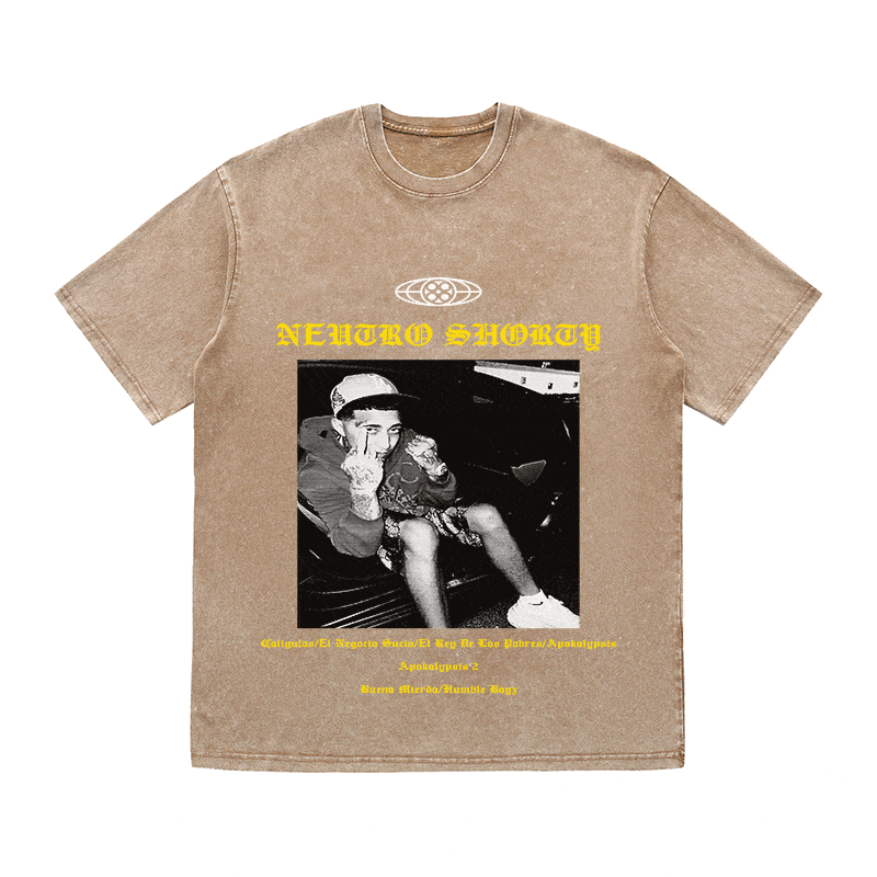 NEUTRO SHORTY HEAVY WEIGHT COTTON TEE-8942
