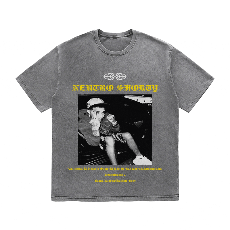 NEUTRO SHORTY HEAVY WEIGHT COTTON TEE-8942
