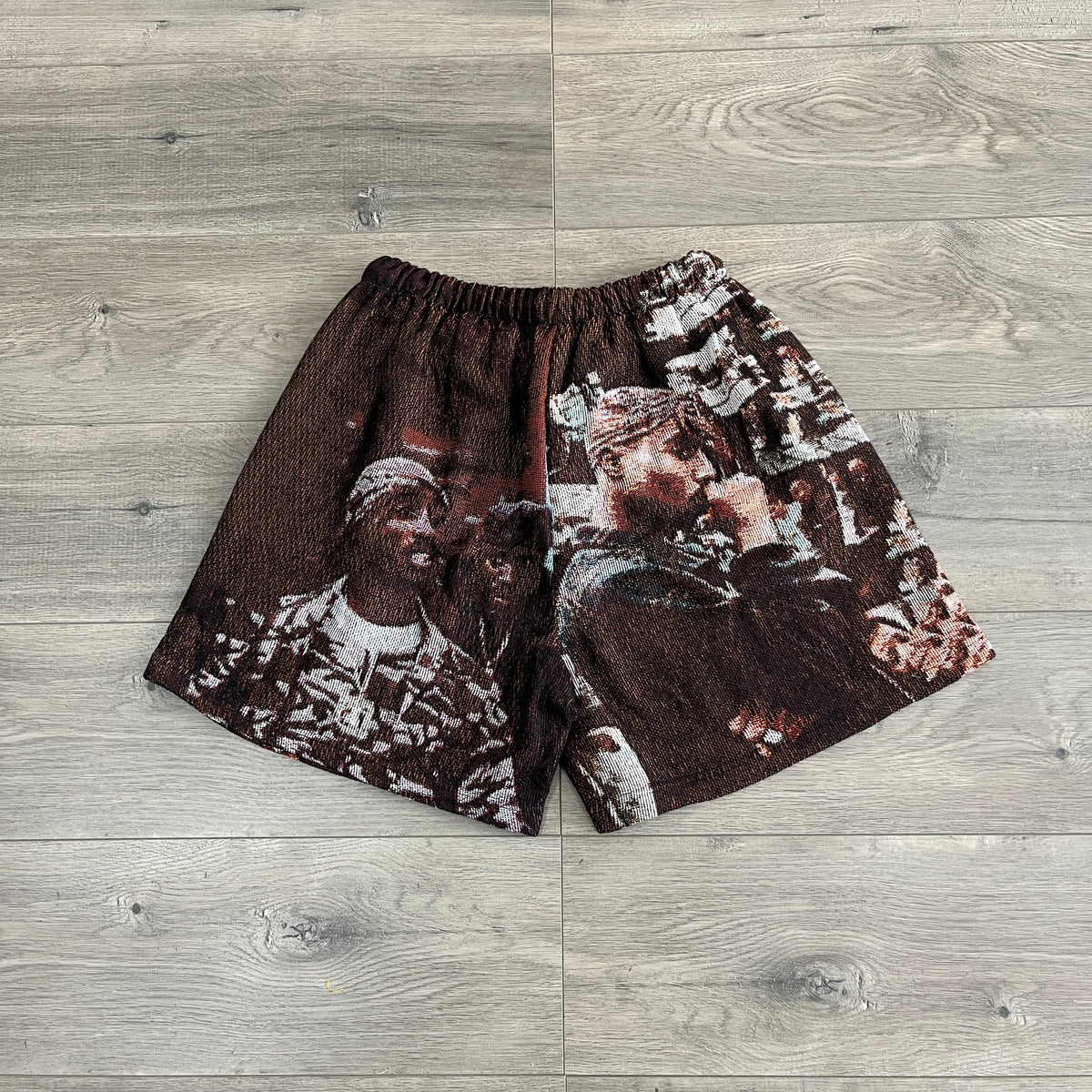 NEW 2PAC TAPESTRY SHORTS