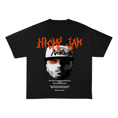 NICKY JAM HEAVY WEIGHT COTTON TEE-8943