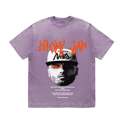 NICKY JAM HEAVY WEIGHT COTTON TEE-8943