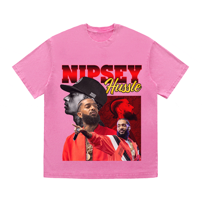 NIPSEY HUSSLE HEAVY WEIGHT COTTON TEE-9133