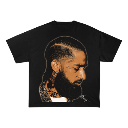 NIPSEYHUSSLE HEAVEY WEIGHT COTTON TEE-8004